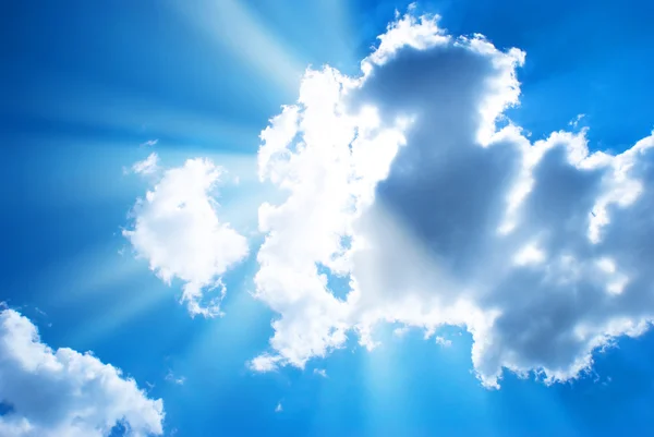 De lucht en zon — Stockfoto