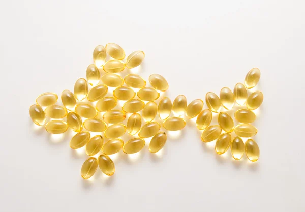 Capsules met omega-3 — Stockfoto
