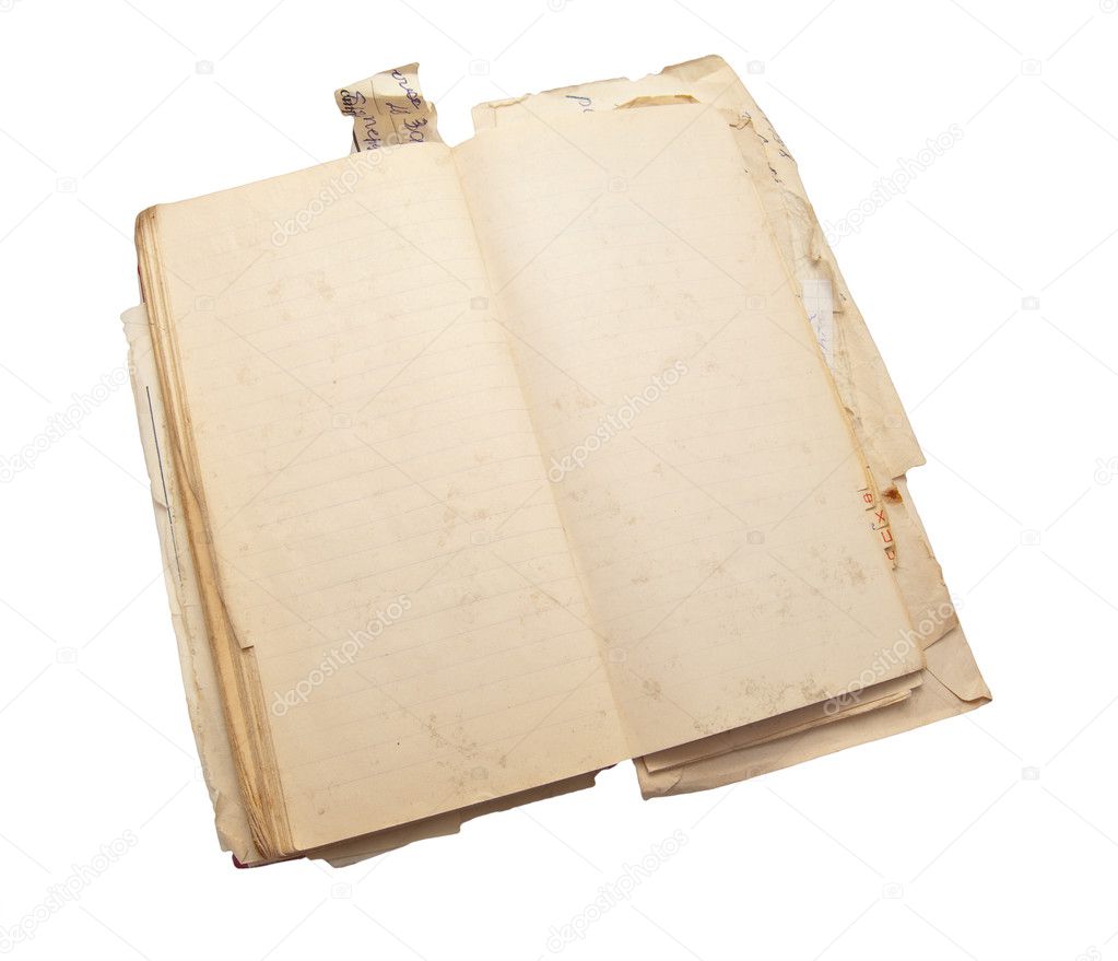 Ancient notebook for notes