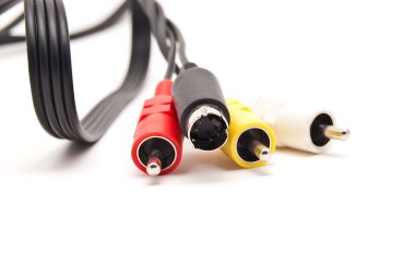 Video and Audio connectors clipart