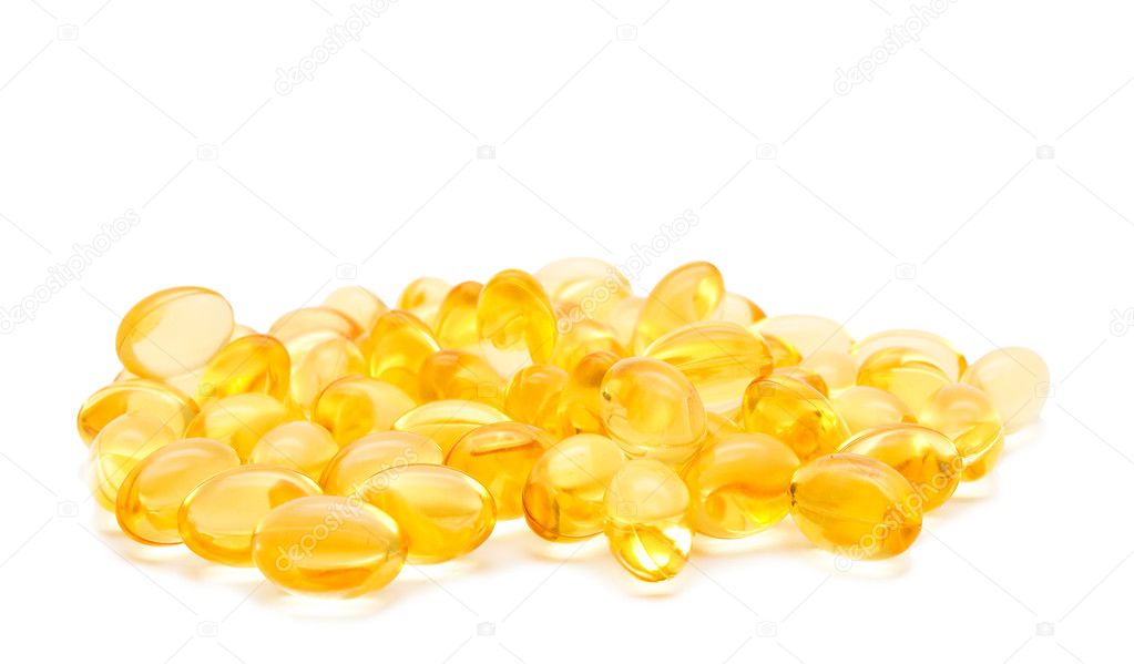 Gelatinous capsules with the oil