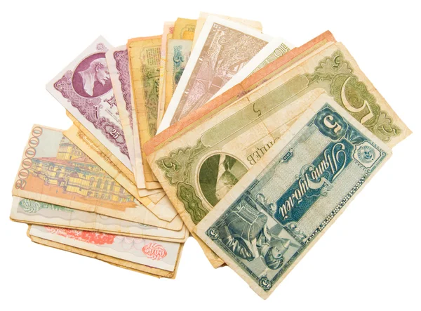 A bankjegyek a régi minta háttér — Stock Fotó
