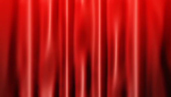 Драпированные красные шторы — стоковое фото