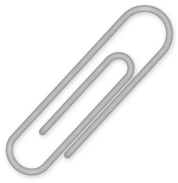 Writing paper clip — Stock Vector