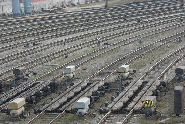 Railway depot — Stock Photo, Image