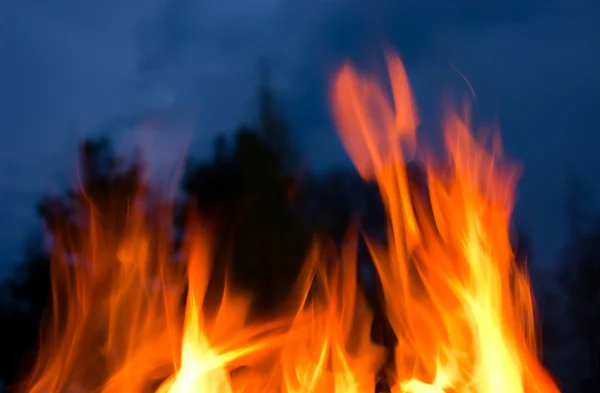 炎の襲撃 — ストック写真