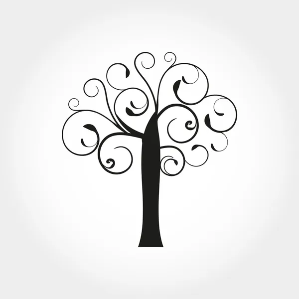 추상적 인 나무 — 스톡 벡터