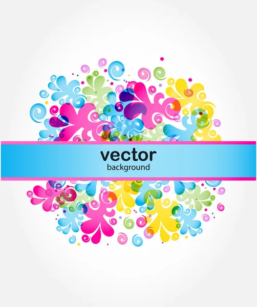 Цветочный фон — стоковый вектор