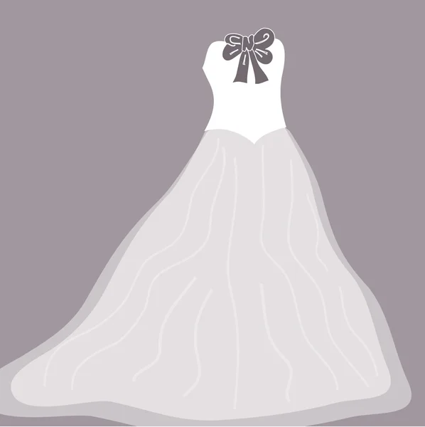 Matrimonio sfondo con abito — Vettoriale Stock