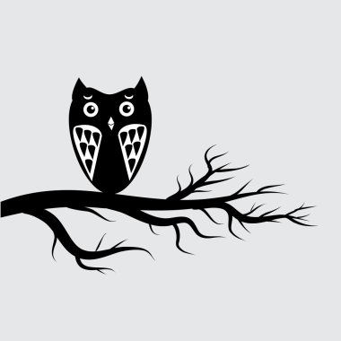 Cute owl. clipart