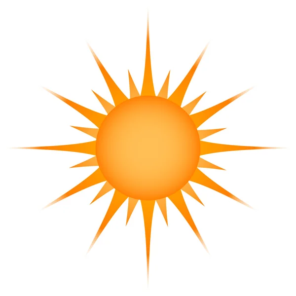 Güneş simgesi. vektör — Stok Vektör