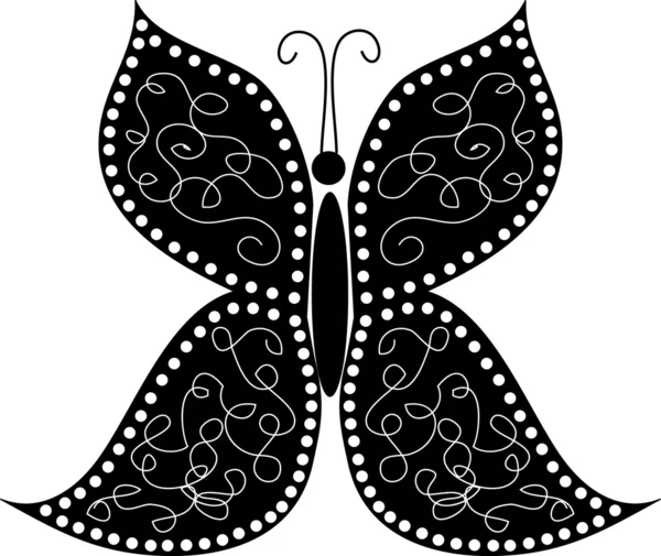 Vintage butterfly. vektor. — Stockový vektor