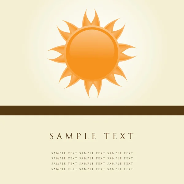 Solen ikon. vektor — Stock vektor