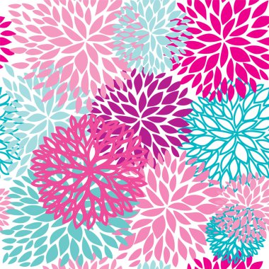 Retro seamless pattern clipart