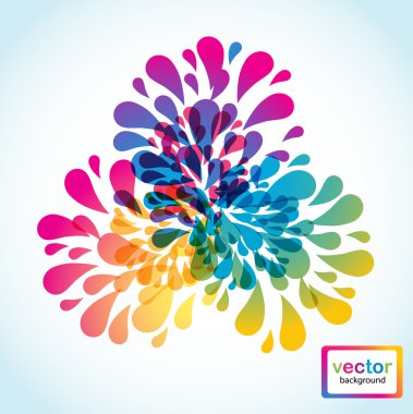 Abstract floral background clipart