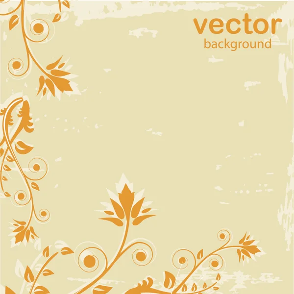 Abstrakt blommig bakgrund — Stock vektor