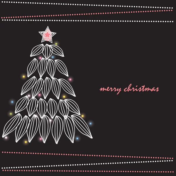 Carte de Noël. Format vectoriel — Image vectorielle