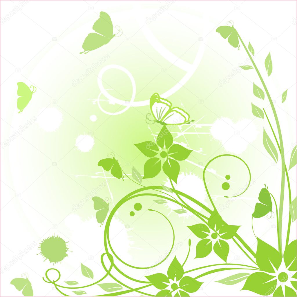 Abstract Floral background