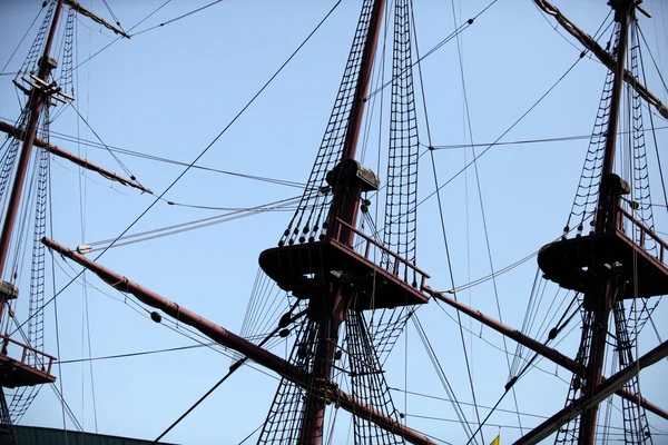 stock image Fragment of sailing vessel