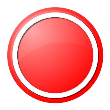 Red button clipart