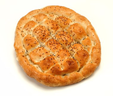 Bread like a pizza at the ramadan clipart