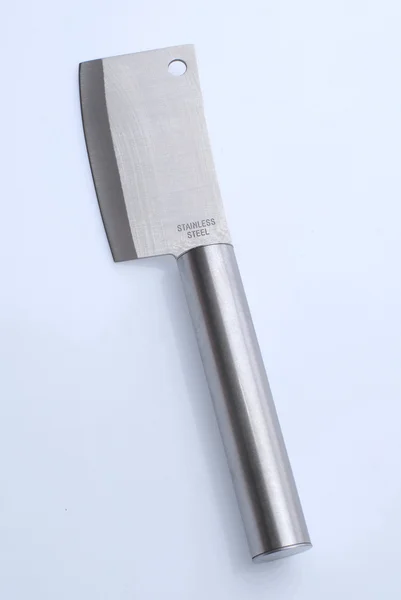 Couteau tranchant du boucher — Photo