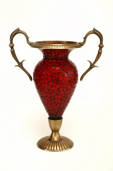 ヴィンテージ花瓶、白い背景で隔離 — ストック写真