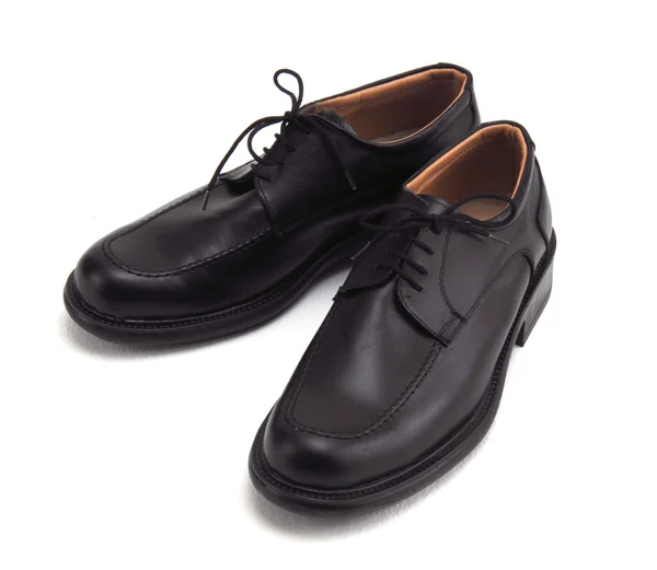 Die Schuhe des schwarzen Mannes — Stockfoto