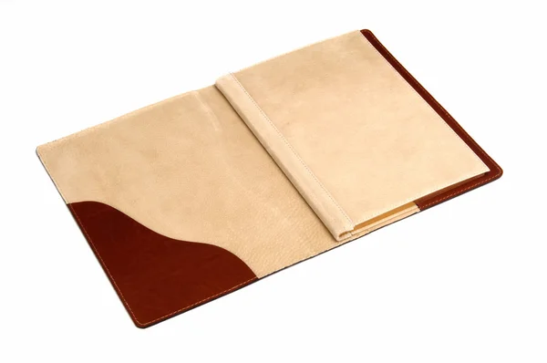 Leather book — Stock Photo, Image