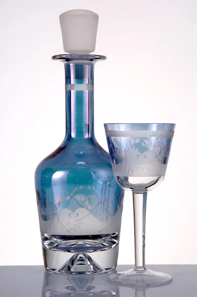 水壶和玻璃杯 — 图库照片