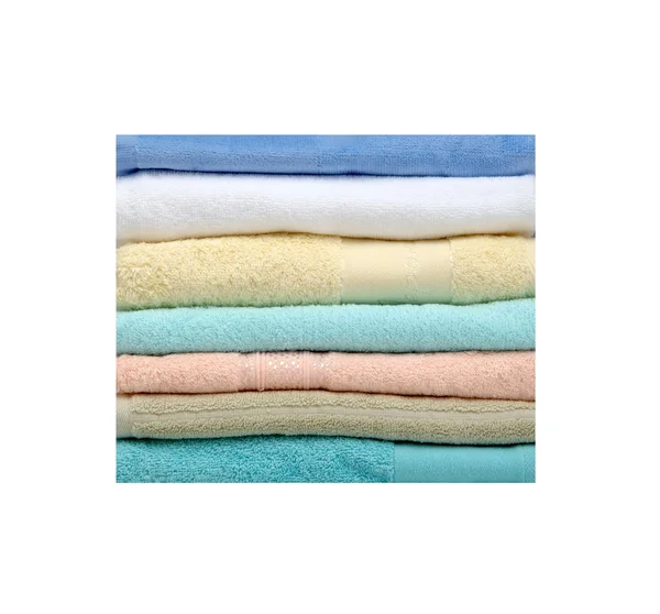 干燥的几个毛巾组。 — 图库照片