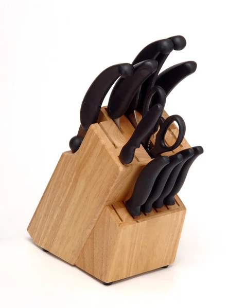 Conjunto de facas para cozinha — Fotografia de Stock
