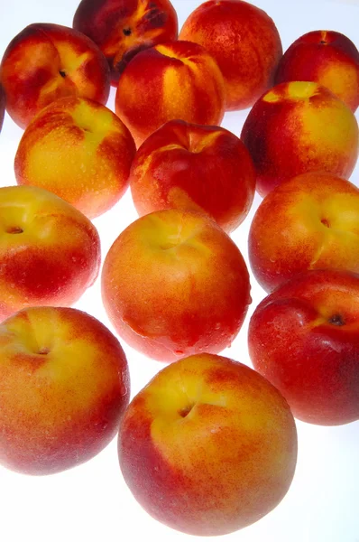 Peaches group — Stock Photo, Image