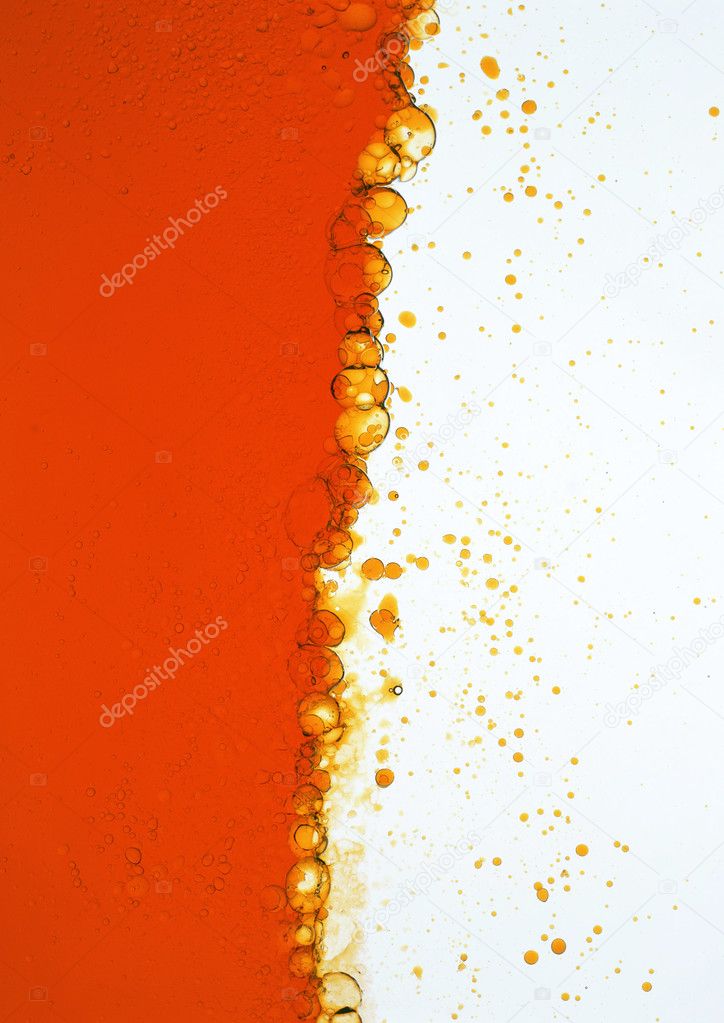 Bright orange liquid texture