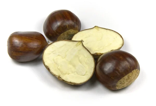 Chestnuts (castanea sativa) — Stock Photo, Image