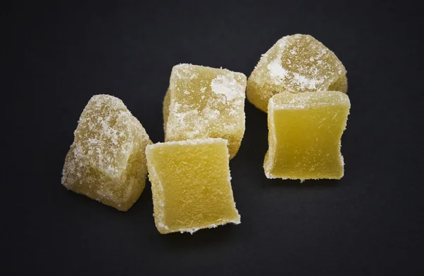 Candied Ginger Cubes — Stock Photo, Image