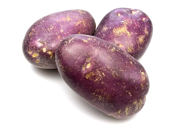 Batatas azuis reais — Fotografia de Stock