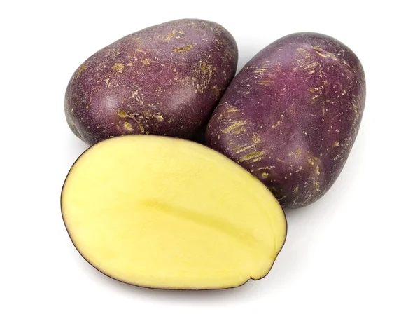 Королівський синій картопля — стокове фото