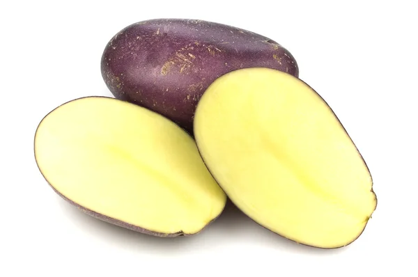Королевский синий картофель — стоковое фото