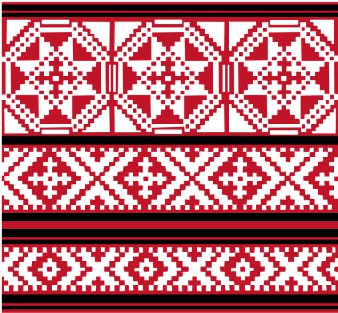 Baltic weaving designs clipart