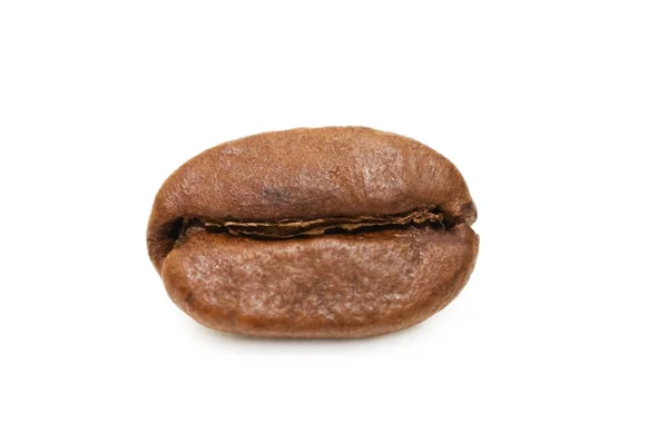 Kahve çekirdeği izole makro — Stok fotoğraf