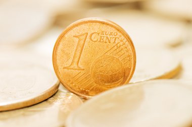 Coins macro close up background clipart