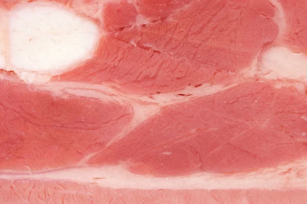 Raw pork steak meat closeup — Stock Photo, Image