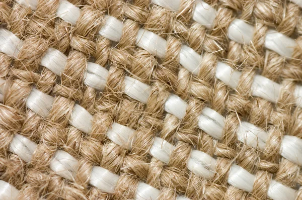 Close up view of sackcloth material — Stock Photo, Image
