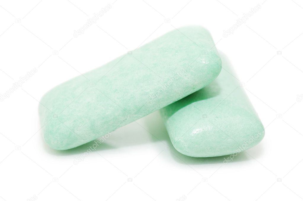 Chewing gum with fresh spearmint
