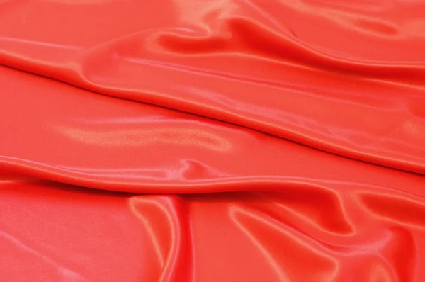 Elegant and soft red satin background — Stock Photo, Image