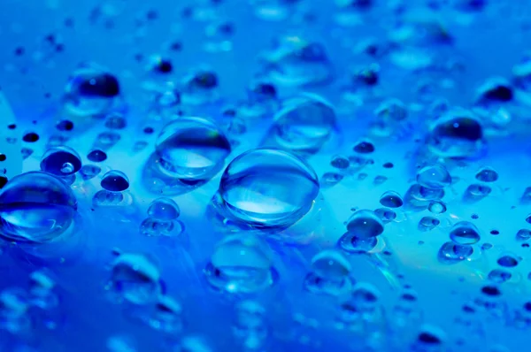 Water droplets on glass. Raindrops. — ストック写真