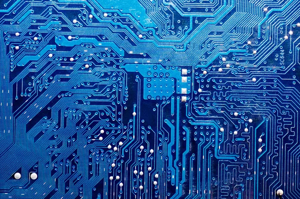 Close up of computer circuit board — Stock Photo, Image