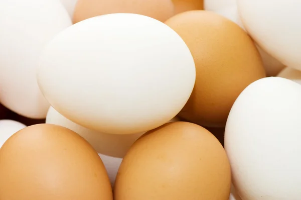 Background from chicken eggs — Stock Photo, Image