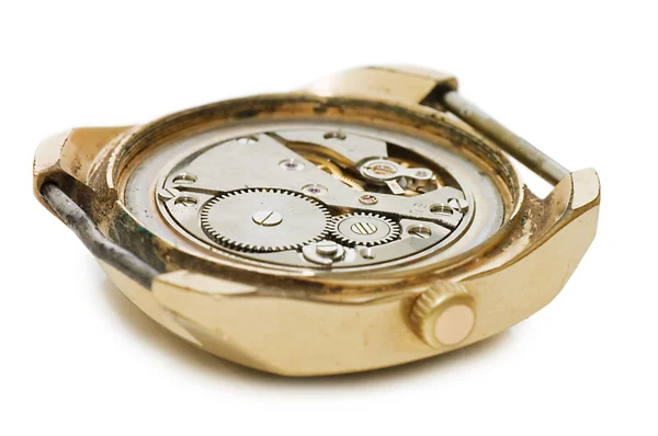 El mecanismo del reloj viejo —  Fotos de Stock